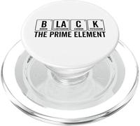 Le Noir : l'élément Principal du Mois de Juin de l'histoire des Noirs PopSockets PopGrip pour MagSafe