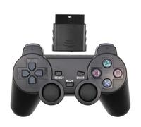 le noir Manette de Jeu Sans Fil 2.4 Ghz pour PS2, Joystick pour PC