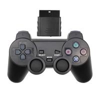 le noir Manette de Jeu Sans Fil 2.4 Ghz pour PS2, Joystick pour PC