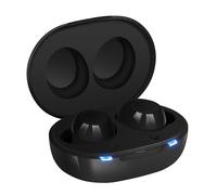 le noir - Mini prothèses auditives intra-auriculaires invisibles, 1 paire, amplificateurs ajustable de sons et de tonalité pour personnes âgées à difficulté d'audition, rechargeables par USB