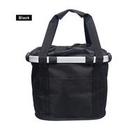 Le Noir - Sacoche Pour Vélo, Panier Avec Support Guidon De Bicyclette, Porte-Bagage, Livré Avec 1 Sac Principal Et 2 Pochettes, Pour Les Balades, Charge 3.0kg