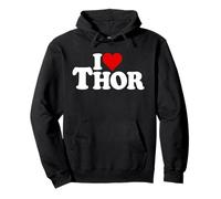 Le NOM DE I Love Heart Thor sur Un T-Shirt Sweat à Capuche