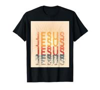 Le nom de Jésus sur l'eau Sunset Art T-Shirt
