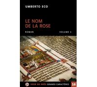 Le nom de la rose 2 volumes - Umberto Eco - Voir De Pres - Coffret - Roman