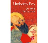 Le Nom de la rose - Umberto Eco - Lgf - Poche - Roman