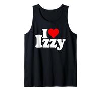 Le NOM D'IZZY Isabel I Love Heart sur Un T-Shirt Débardeur