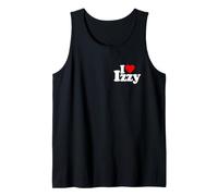 Le NOM D'IZZY Isabel I Love Heart sur Un T-Shirt Débardeur
