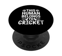 Le nom du chat Cricket Human appartient au nom du chat Cricket PopSockets PopGrip Adhésif