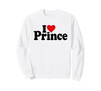 Le NOM ET Le SURNOM DE I Love Heart Prince sur Un T-Shirt Sweatshirt