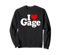 Le NOM I Love Heart GAGE sur Un T-Shirt Sweatshirt