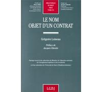 le nom, objet d'un contrat (274)
