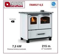 La Nordica Family 4,5 Intérieure Cheminée autonome Bois de chauffage Blanc