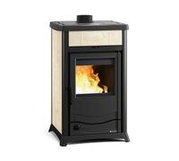 Le Nordique Termorossella Plus Evo Dsa 4.0 Chauffage Poêle Bois Art Crème 11.1KW