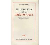 Le Notariat De La Prévoyance