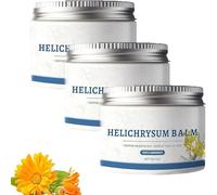 Le nouveau baume à l'immortelle 2025, un baume apaisant à l'extrait d'immortelle, réduit efficacement les gonflements et les rougeurs des jambes.