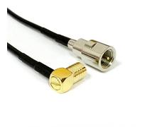 Le nouveau connecteur FME mâle vers SMB femelle à angle droit couvrant le câble coaxial RG174 20 cm adaptateur en gros
