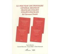 Le nouveau dictionnaire général bilingue français-italien italien-français de Giovanni Dotoli - Mario Selvaggio - L'harmattan - broché - Dictionnaire et encyclopédie