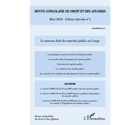Le nouveau droit des marchés publics au Congo