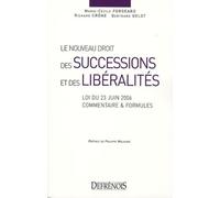 Le nouveau droit des successions et des libéralités forgeard m.-c. Crône r. (Auteur)
