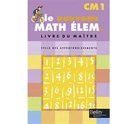 Le Nouveau Math Elem Cm1. Livre Du Maitre