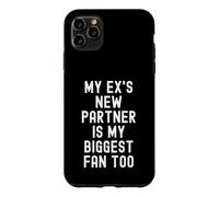 Le Nouveau Partenaire de Mon ex est Aussi ma Plus Grande Fan de Witty Women Men Coque pour iPhone 11 Pro Max