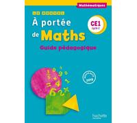 Le Nouvel A portée de maths CE1 - Guide pédagogique Edition 2018 - Robert Meunier - Hachette Education - broché - Scolaire / Universitaire