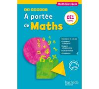 Le Nouvel A portée de maths CE1 - Livre élève Edition 2018 - Robert Meunier - Hachette Education - broché - Scolaire / Universitaire
