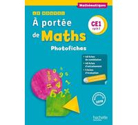 Le Nouvel A portée de maths CE1 - Photofiches - Ed. 2018