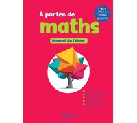 Le Nouvel A portée de maths CM1 - Livre élève Edition 2026 - Jean-Claude Lucas - Hachette Education - cartonné - Scolaire / Universitaire