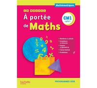 Le Nouvel A portée de maths CM1 - Manuel élève Edition 2019 - Jean-Claude Lucas - Hachette Education - broché - Scolaire / Universitaire