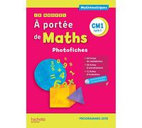 Mathématiques Cm1 Cycle 3 Le Nouvel A Portée De Maths - Photofiches (1 Cd-Rom)