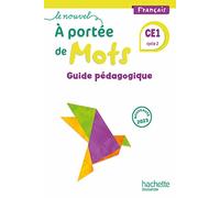 Le nouvel A portée de mots CE1 - Guide du fichier - Ed. 2023