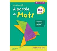 Le Nouvel A portée de mots CE1 - Manuel élève Edition 2019 - Philippe Bourgouint - Hachette Education - relié - Scolaire / Universitaire