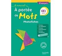Le Nouvel A portée de mots - Français CE1 - Photofiches Edition 2018 - Philippe Bourgouint - Hachette Education - Livre CD - Scolaire / Universitaire CD
