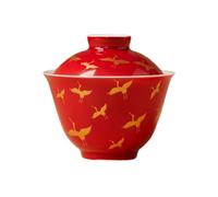 Le nuage en céramique de 135 ml ne peut couvrir qu'un bol pour un service à thé personnel spécial pour femme