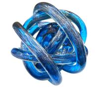 Le nœud d'amour diamètre 14 bleu ciel brillant paillettes