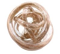 Le nœud d'amour diamètre 14 cm transparent/paillettes