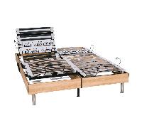Le Nuit Technique Duo - Bois, Sans matelas, Sans tête de lit, 2x80x200