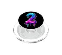 Le numéro 2 pour Un Anniversaire, Un Anniversaire de Sport ou Une deuxième année PopSockets PopGrip pour MagSafe
