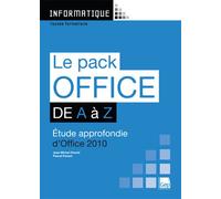 Le Pack Office 2010 de A à Z (pochette + livret) Etude approfondie d'Office 2010 - Chenet - GEP - broché - Scolaire / Universitaire