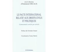 Le Pacte international relatif aux droits civils et politiques