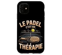Le Padel C'est Ma Thérapie Joueur Passion Padel Coque pour iPhone 11