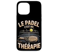 Le Padel C'est Ma Thérapie Joueur Passion Padel Coque pour iPhone 13 Pro Max