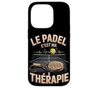 Le Padel C'est Ma Thérapie Joueur Passion Padel Coque pour iPhone 14 Pro
