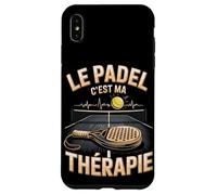 Le Padel C'est Ma Thérapie Joueur Passion Padel Coque pour iPhone XS Max