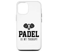 Le Padel est ma thérapie drôle Coque pour iPhone 12/12 Pro