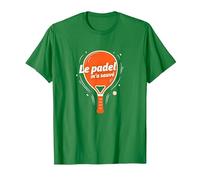 Le Padel m'a sauvÈ - Citation Humoristique T-Shirt, Homme, Vert Kelly, S