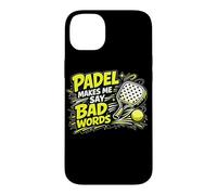 Le Padel Me Fait Dire des Gros Mots - Padel Marrant Coque pour iPhone 14 Plus