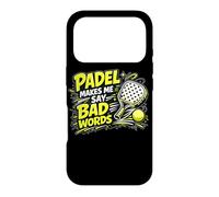Le Padel Me Fait Dire des Gros Mots - Padel Marrant Coque pour iPhone 17 Pro