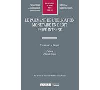 Le Paiement de l'obligation monétaire en droit privé T 572
